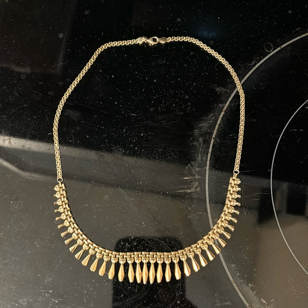 Gold Plated , real silver Goddess necklace !
